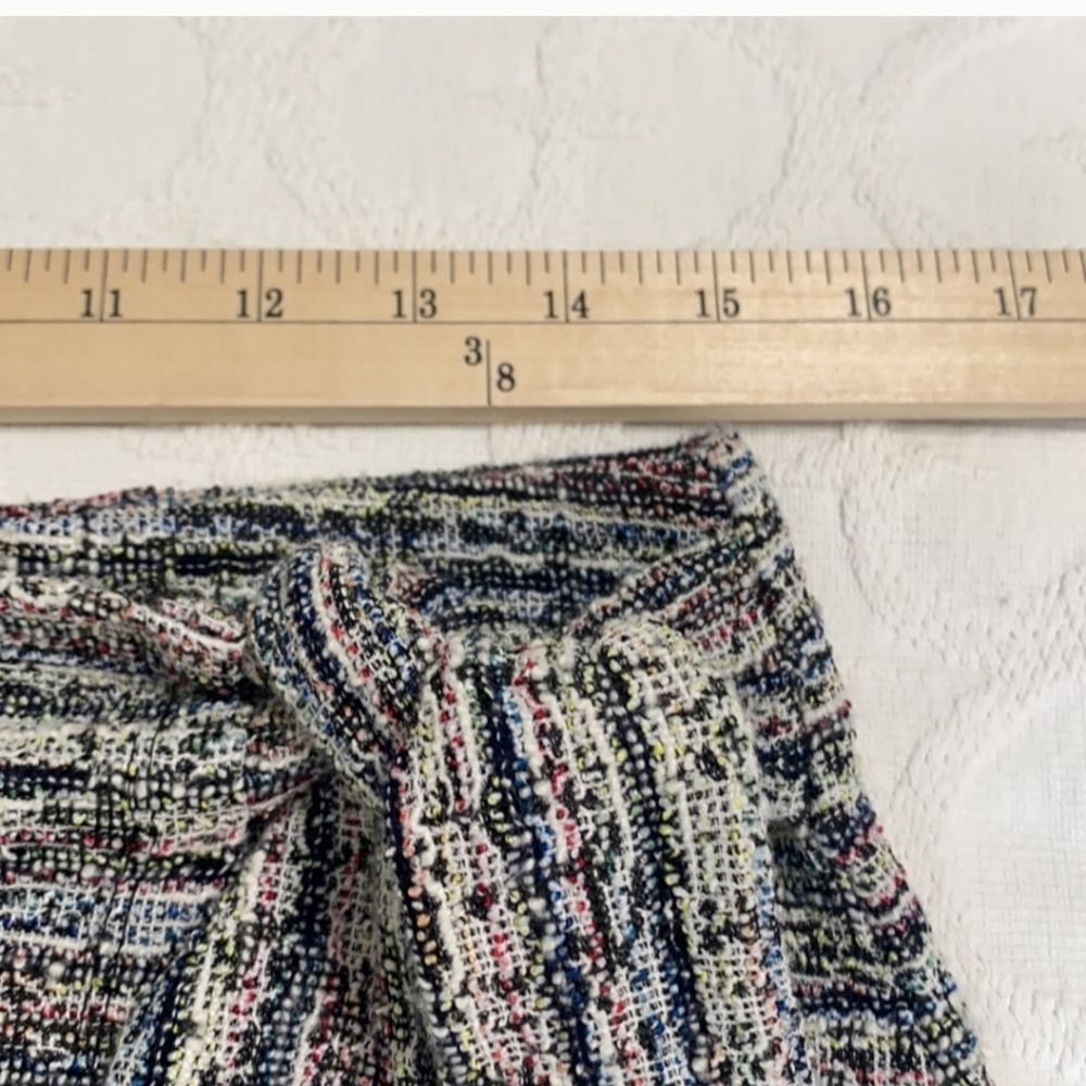 Loft Above the Knee Textured Multicolored Pull-on Skirt Women Size S - Picture 7 of 7